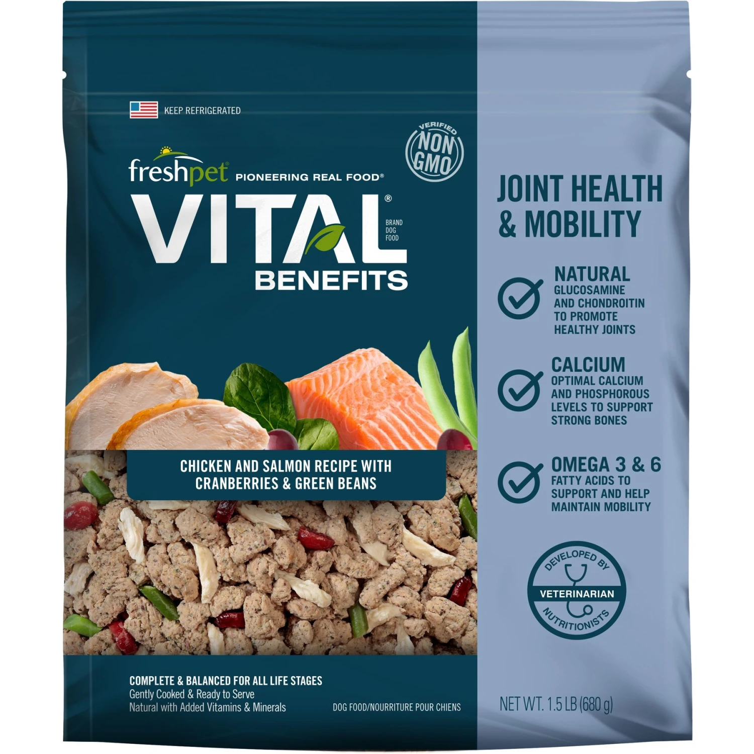 Freshpet Vital Benefits Joint Health & Mobility Fresh Dog Food 1 Freshpet Vital Benefits Joint Health & Mobility Fresh Dog Food