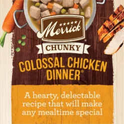 Merrick Chunky Grain-Free Wet Dog Food Colossal Chicken Dinner -Pawsphoria Sales Store 77012 PT3. AC SS1800 V1643410610