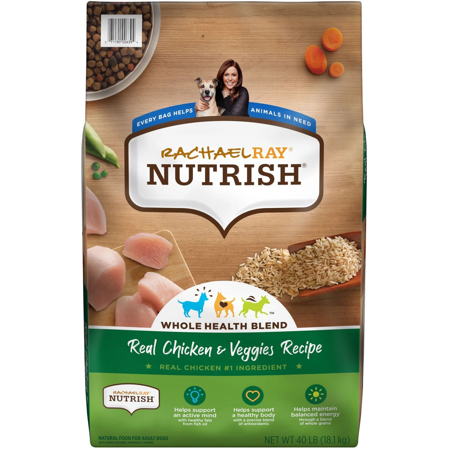 Rachael Ray Nutrish Real Chicken & Veggies Recipe Dry Dog Food 1 Rachael Ray Nutrish Real Chicken & Veggies Recipe Dry Dog Food