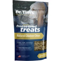 Dr. Tim's Natural Chicken Chips Genuine Freeze-Dried Dog & Cat Treats
