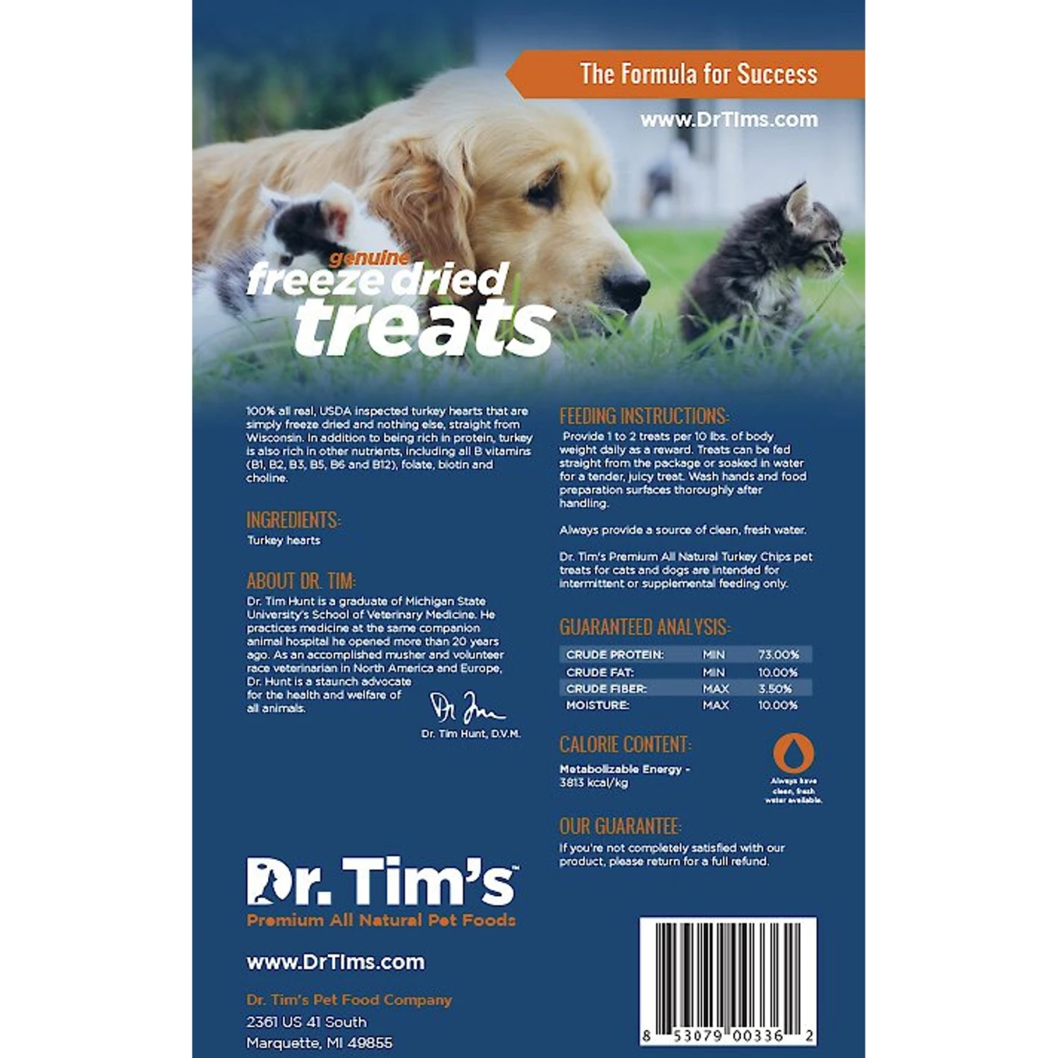 Dr. Tim's Natural Turkey Chips Genuine Freeze-Dried Dog & Cat Treats 4 Dr. Tim's Natural Turkey Chips Genuine Freeze-Dried Dog & Cat Treats - Image 4