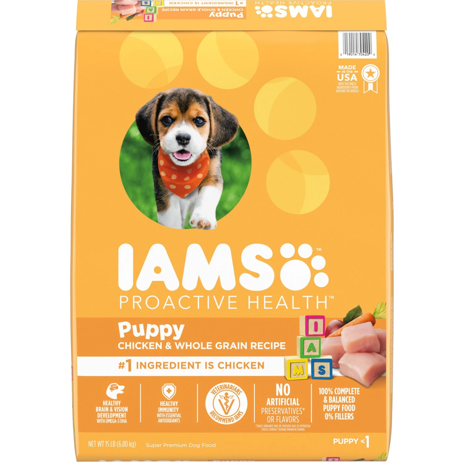 Iams Proactive Health Puppy High Protein DHA Formula With Real Chicken Dry Dog Food 1 Iams Proactive Health Puppy High Protein DHA Formula With Real Chicken Dry Dog Food
