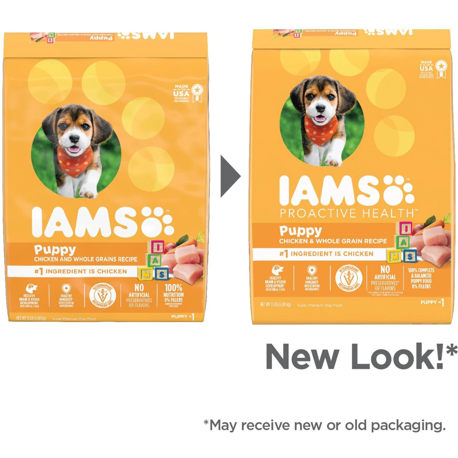 Iams Proactive Health Puppy High Protein DHA Formula With Real Chicken Dry Dog Food 3 Iams Proactive Health Puppy High Protein DHA Formula With Real Chicken Dry Dog Food - Image 3