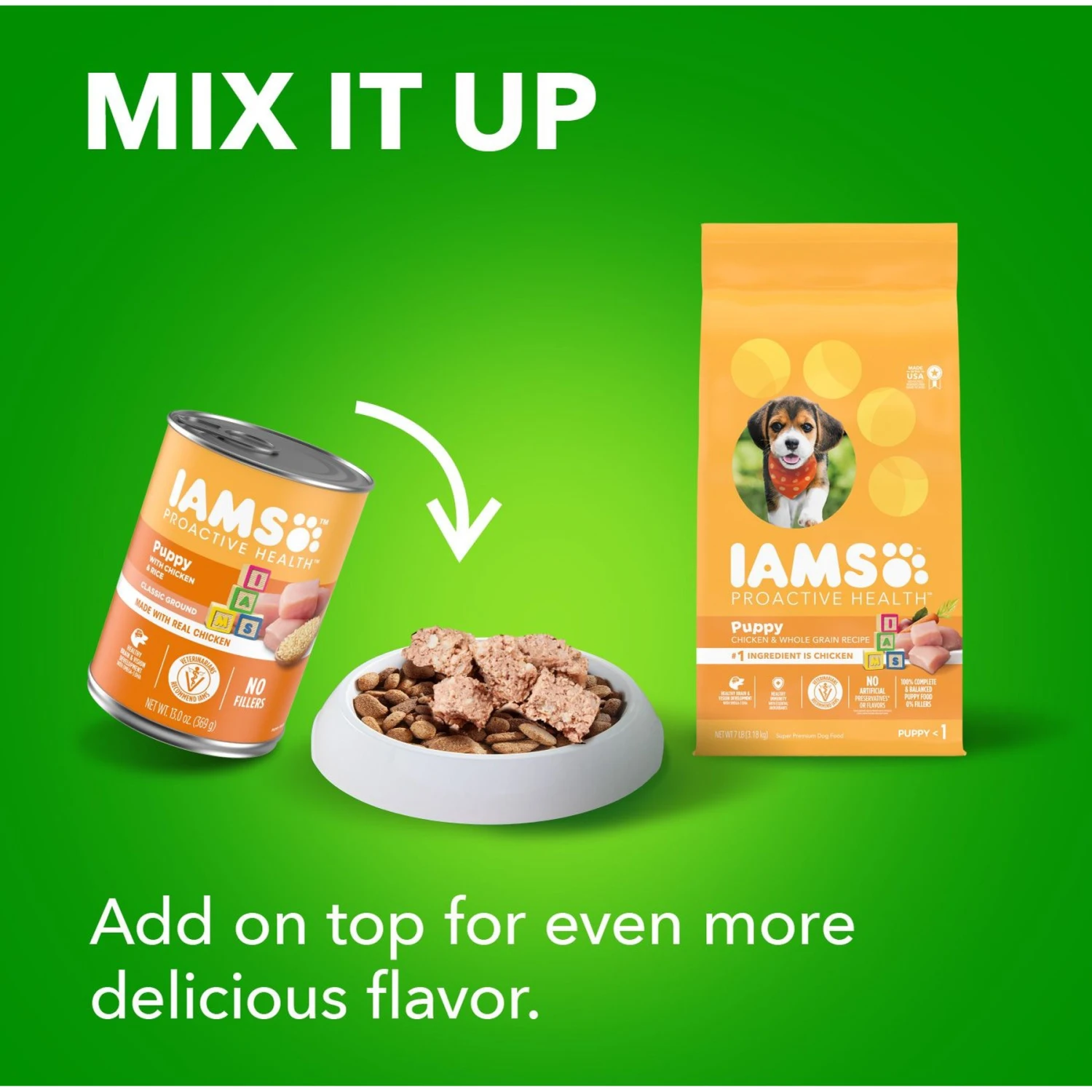 Iams Proactive Health Puppy High Protein DHA Formula With Real Chicken Dry Dog Food 9 Iams Proactive Health Puppy High Protein DHA Formula With Real Chicken Dry Dog Food - Image 9