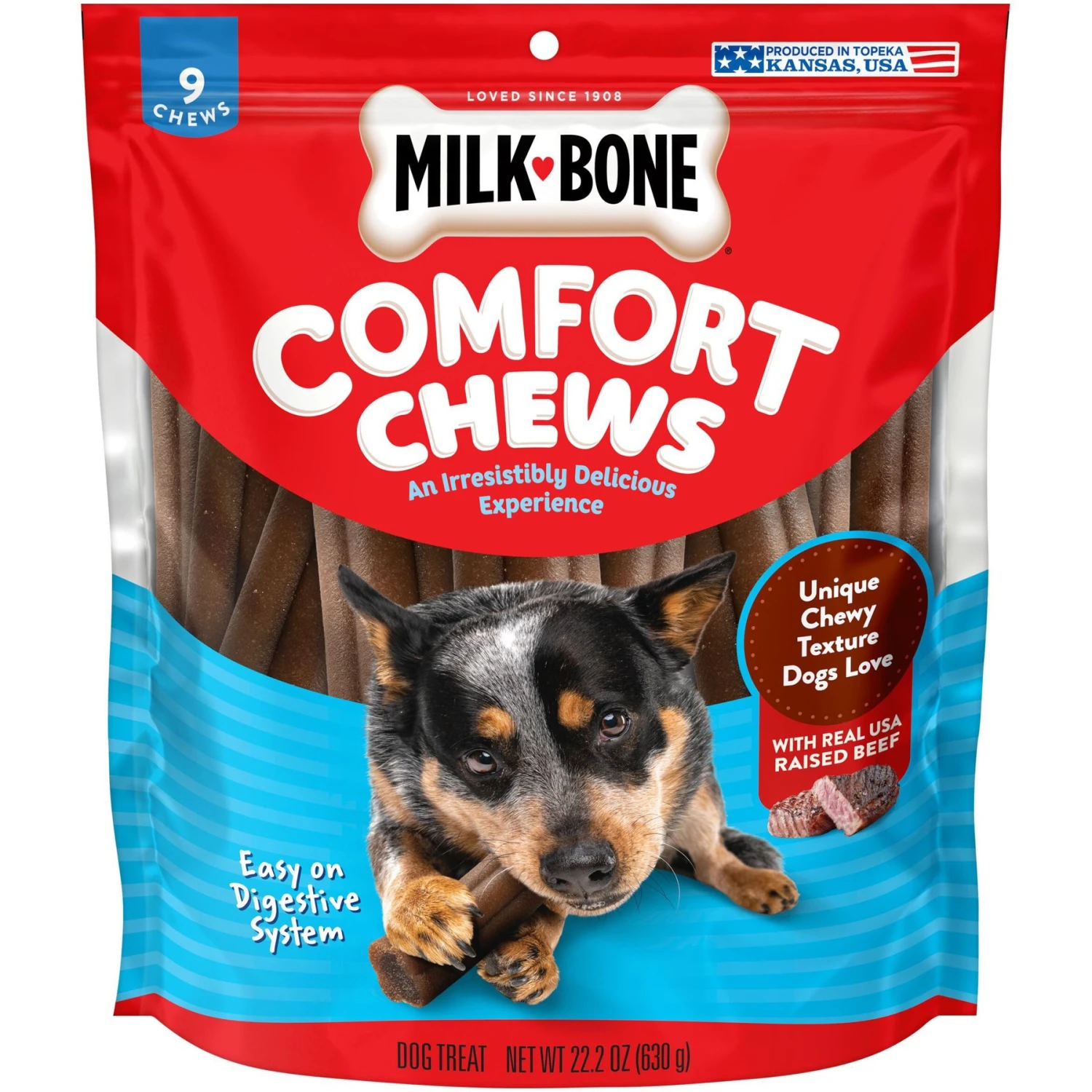 Rachael Ray Nutrish Real Beef, Pea, & Brown Rice Recipe Dry Dog Food & Milk-Bone Comfort Chews Real Beef Dog Treats 9 Rachael Ray Nutrish Real Beef, Pea, & Brown Rice Recipe Dry Dog Food & Milk-Bone Comfort Chews Real Beef Dog Treats - Image 9