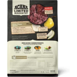 ACANA Premium Chunks Duck Recipe In Bone Broth Grain-Free Wet Dog Food, 12.8-oz Can, Case Of 12 & ACANA Singles Limited Ingredient Duck & Pear Grain-Free Dry Dog Food -Pawsphoria Sales Store 774462 PT6. AC SS1800 V1676904622