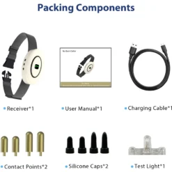 Petdiary B360 Rechargeable Static Dog Bark Collar, White, Small 15 Petdiary B360 Rechargeable Static Dog Bark Collar, White, Small -Pawsphoria Sales Store 778806 PT7. AC SS1800 V1680645001