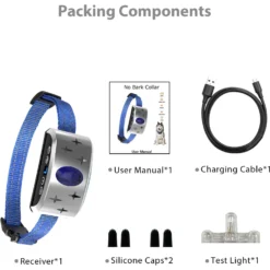 Petdiary B340 Rechargeable Dog Bark Collar, Small -Pawsphoria Sales Store 778894 PT7. AC SS1800 V1680644637
