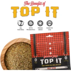 Grandma Lucy's Top It Beef Stew Grain-Free Dry Dog & Cat Food Topping, 4-oz Bag 10 Grandma Lucy's Top It Beef Stew Grain-Free Dry Dog & Cat Food Topping, 4-oz Bag -Pawsphoria Sales Store 782526 PT2. AC SS1800 V1677513188