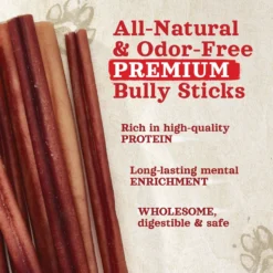 Natural Farm Odor-Free Bully Sticks Dog Treats, 6-in -Pawsphoria Sales Store 784558 PT5. AC SS1800 V1682018312