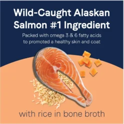 CANIDAE PURE 2-in-1 Goodness Pate Recipe Real Salmon & Sweet Potatoes In Bone Broth Wet Dog Food, 11.5-oz Box, Case Of 6 -Pawsphoria Sales Store 787110 PT2. AC SS1800 V1678722431