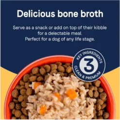 CANIDAE PURE Real Chicken & Rice Bone Broth Wet Dog Food Topper, 5.5-oz Box, Case Of 6 -Pawsphoria Sales Store 787126 PT3. AC SS1800 V1678722680