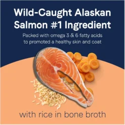 CANIDAE PURE Real Salmon & Rice Bone Broth Wet Dog Food Topper, 5.5-oz Box, Case Of 6 -Pawsphoria Sales Store 787158 PT2. AC SS1800 V1678722308