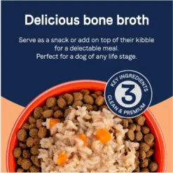 CANIDAE PURE Real Salmon & Rice Bone Broth Wet Dog Food Topper, 5.5-oz Box, Case Of 6 -Pawsphoria Sales Store 787158 PT3. AC SS1800 V1678722335