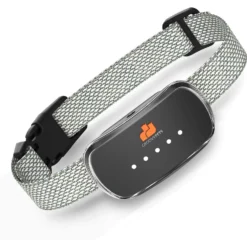 GroovyPets Rechargeable Waterproof Bark Control Training Dog Collar, Black, One Size