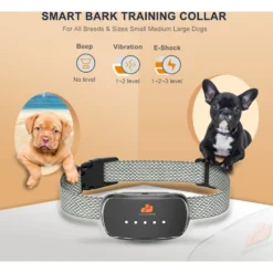 GroovyPets Rechargeable Waterproof Bark Control Training Dog Collar, Black, One Size -Pawsphoria Sales Store 789310 PT3. AC SS1800 V1686592309