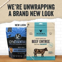 Vital Essentials Beef Mini Patties Freeze-Dried Raw Dog Food 8 Vital Essentials Beef Mini Patties Freeze-Dried Raw Dog Food -Pawsphoria Sales Store 793558 PT2. AC SS1800 V1680183059