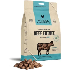 Vital Essentials Beef Nibs Entree Freeze-Dried Raw Dog Food