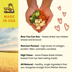 A Better Treat Chicken Dog Freeze-Dried Food 9 A Better Treat Chicken Dog Freeze-Dried Food -Pawsphoria Sales Store 793918 PT3. AC SS1800 V1677694027