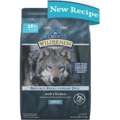 American Journey Stews Chicken & Vegetables Recipe In Gravy Grain-Free Canned Dog Food & Blue Buffalo Wilderness Adult High Protein Natural Chicken & Wholesome Grains Dry Dog Food -Pawsphoria Sales Store 796174 PT5. AC SS1800 V1678140718
