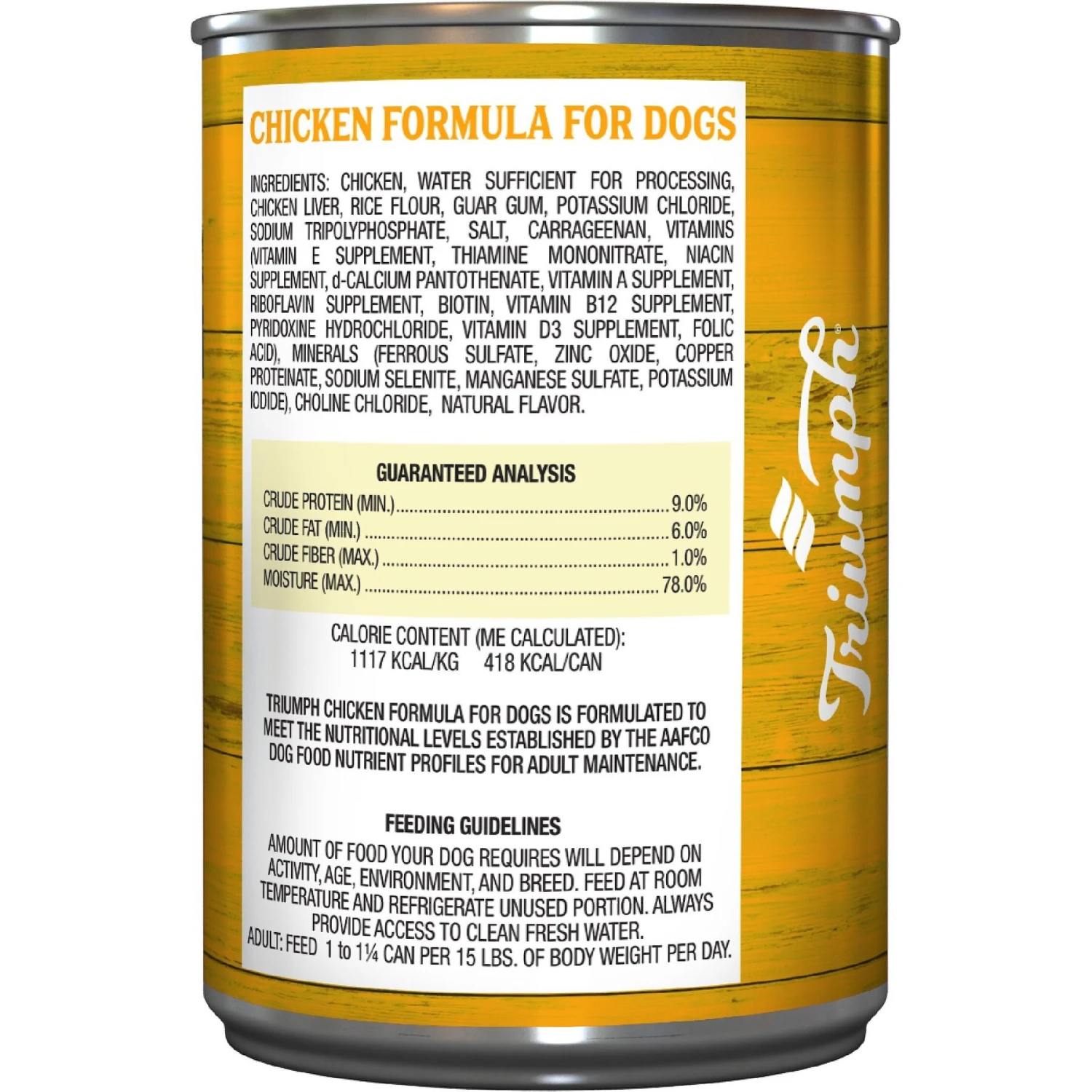 Triumph Chicken Formula Canned Dog Food 2 Triumph Chicken Formula Canned Dog Food - Image 2