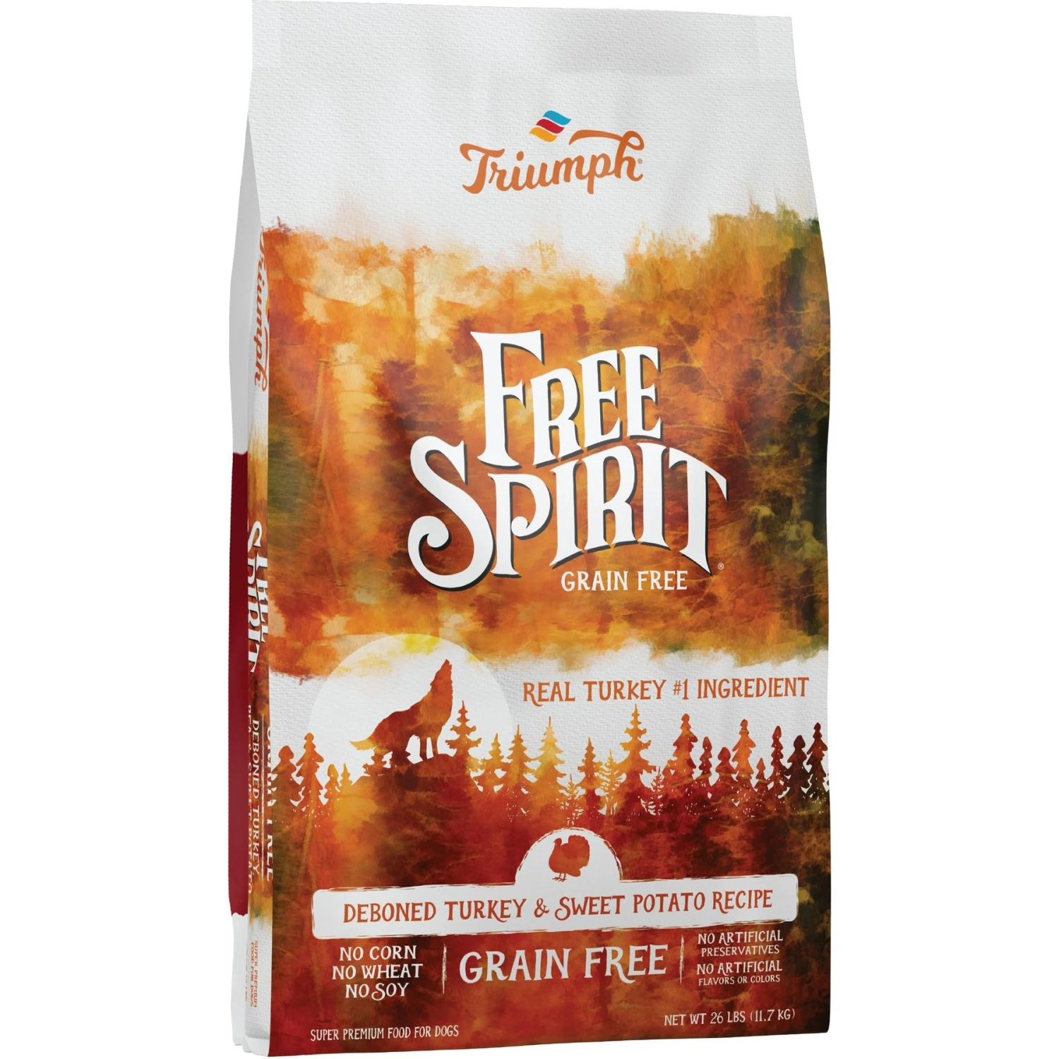 Triumph Free Spirit Grain-Free Deboned Turkey & Sweet Potato Recipe Dry Dog Food 1 Triumph Free Spirit Grain-Free Deboned Turkey & Sweet Potato Recipe Dry Dog Food