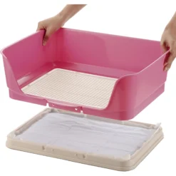 Richell PAW TRAX Splash Free Dog Potty Pad Tray 8 Richell PAW TRAX Splash Free Dog Potty Pad Tray -Pawsphoria Sales Store 805086 PT3. AC SS1800 V1678913027