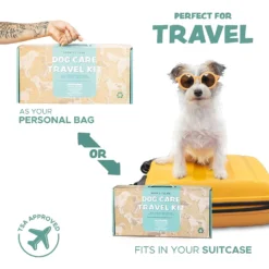 Bark & Clean Reusable 6-Piece Dog Care Travel Essentials Kit, 2.4-lb Box -Pawsphoria Sales Store 807398 PT2. AC SS1800 V1679340609