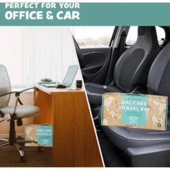 Bark & Clean Reusable 6-Piece Dog Care Travel Essentials Kit, 2.4-lb Box -Pawsphoria Sales Store 807398 PT7. AC SS1800 V1679341155