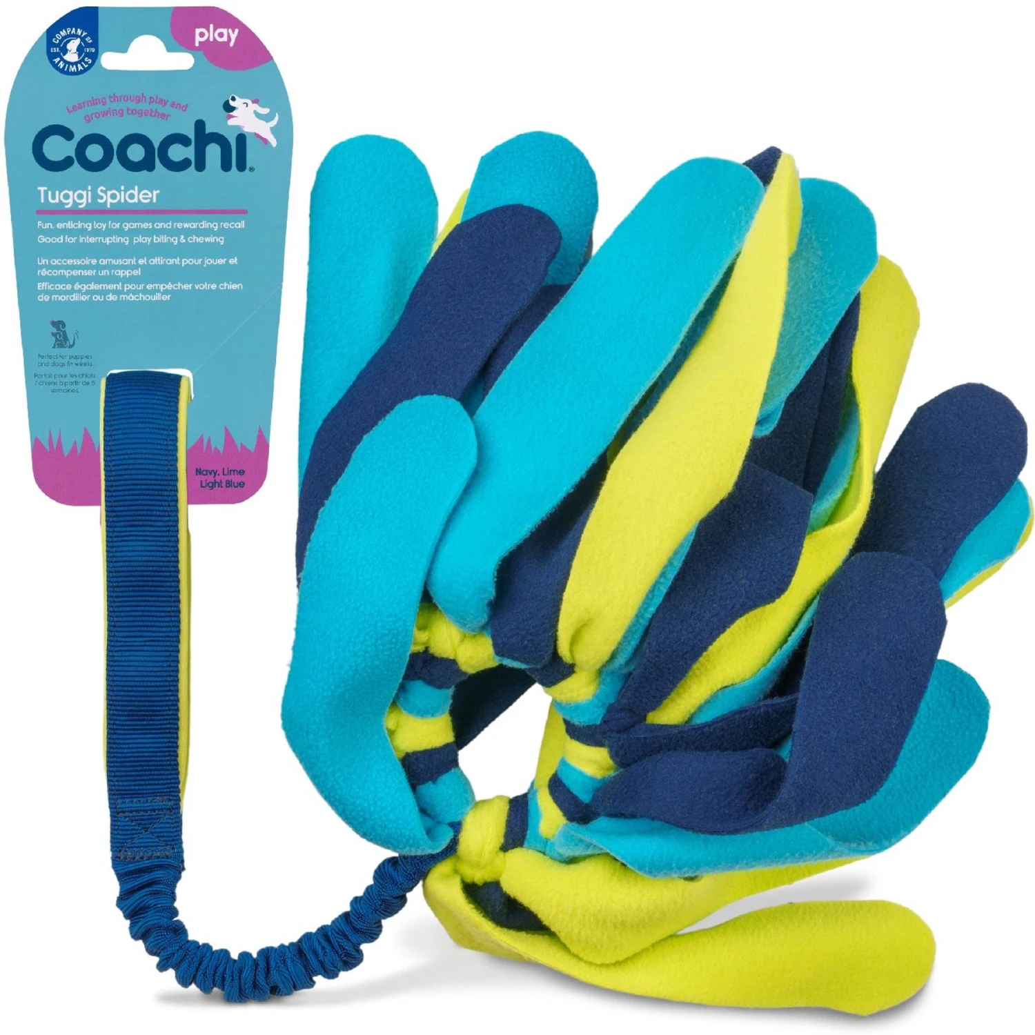 Coachi Tuggi Spider Dog Dummy, Navy 2 Coachi Tuggi Spider Dog Dummy, Navy - Image 2