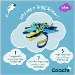 Coachi Tuggi Spider Dog Dummy, Navy 12 Coachi Tuggi Spider Dog Dummy, Navy -Pawsphoria Sales Store 807958 PT3. AC SS1800 V1680894398