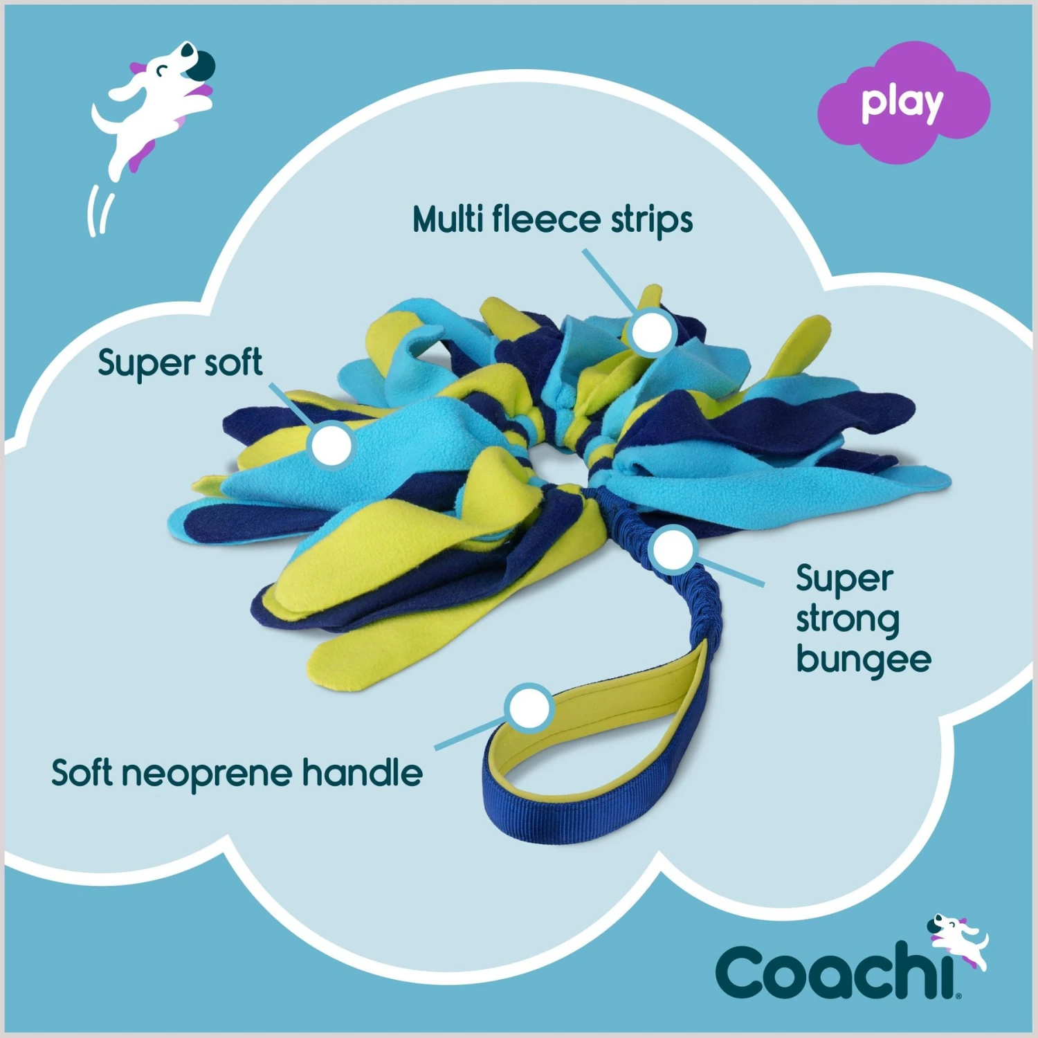 Coachi Tuggi Spider Dog Dummy, Navy 5 Coachi Tuggi Spider Dog Dummy, Navy - Image 5