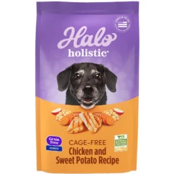 Halo Holistic Complete Digestive Health Grain-Free Chicken & Sweet Potato Recipe Senior Dry Dog Food