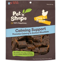 Pet 'n Shape Chik 'n Recipe Calming Support Dog Treats, 12-oz Bag