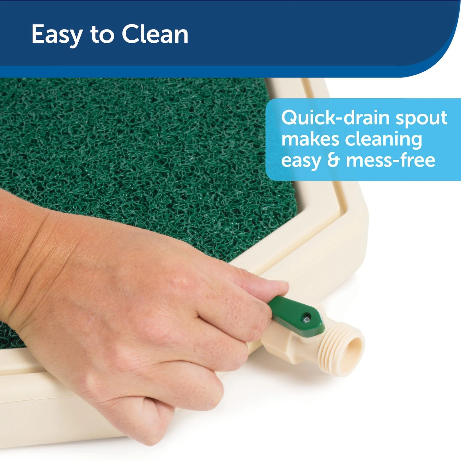 PetSafe Piddle Place Indoor Dog & Cat Toilet With Cover 5 PetSafe Piddle Place Indoor Dog & Cat Toilet With Cover - Image 5