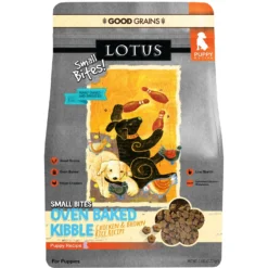 Lotus Oven-Baked Chicken Small Bites Recipe Puppy Dry Dog Food
