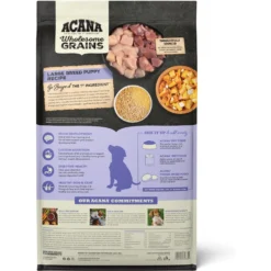 ACANA Wholesome Grains Large Breed Puppy Dry Dog Food, 22.5-lb Bag -Pawsphoria Sales Store 822710 PT2. AC SS1800 V1682520034