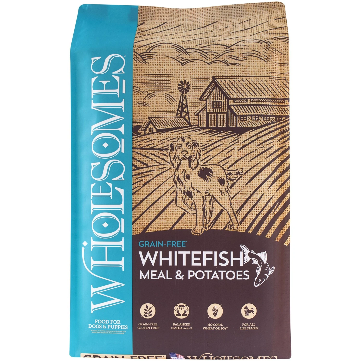 Wholesomes Grain-Free Beef Meal & Potatoes Formula Dry Dog Food, 35-lb Bag & Wholesomes Grain-Free Whitefish Meal & Potatoes Formula Dry Dog Food, 35-lb Bag 6 Wholesomes Grain-Free Beef Meal & Potatoes Formula Dry Dog Food, 35-lb Bag & Wholesomes Grain-Free Whitefish Meal & Potatoes Formula Dry Dog Food, 35-lb Bag - Image 6