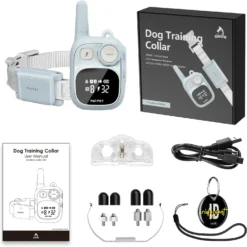 PATPET P628 2000-ft Waterproof Anti Bark Control With Remote Vibration & Beep Electric Dog Training Shock Collar, Small -Pawsphoria Sales Store 823654 PT8. AC SS1800 V1693491509