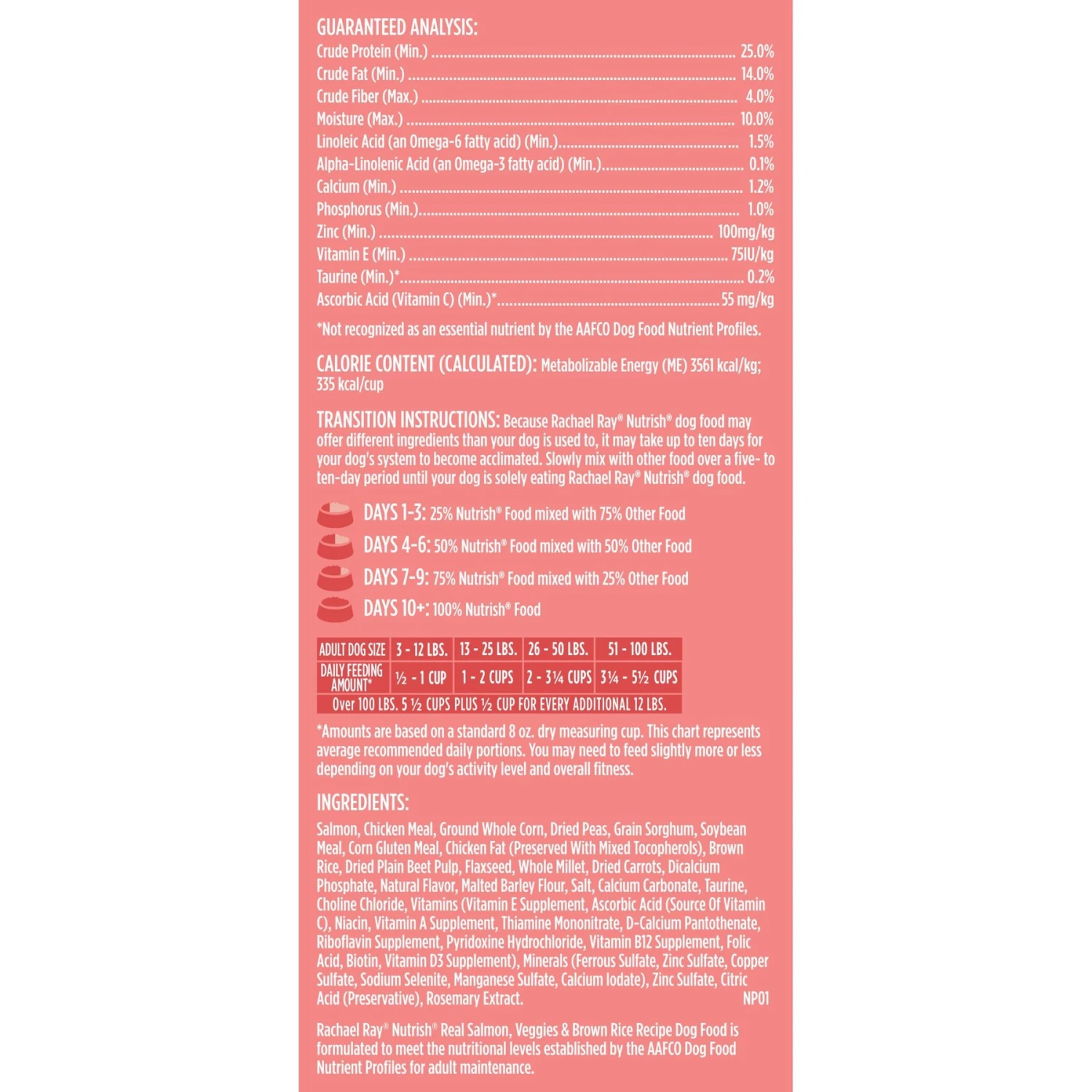 Rachael Ray Nutrish Real Salmon, Veggies & Brown Rice Recipe Gentle Digestion Dry Dog Food 8 Rachael Ray Nutrish Real Salmon, Veggies & Brown Rice Recipe Gentle Digestion Dry Dog Food - Image 8