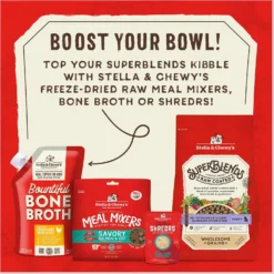 Stella & Chewy's SuperBlends Raw Coated Wholesome Grains Puppy Cage-Free Chicken & Wild-Caught Salmon Recipe With Superfoods Dry Dog Food -Pawsphoria Sales Store 825822 PT4. AC SS1800 V1683567238