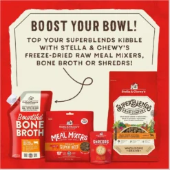 Stella & Chewy's SuperBlends Raw Coated Wholesome Grains Grass-Fed Beef, Beef Liver & Lamb Recipe With Superfoods Dry Dog Food -Pawsphoria Sales Store 825894 PT8. AC SS1800 V1683566347