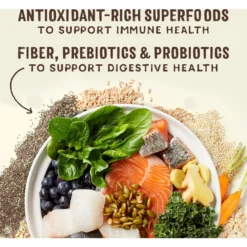 Stella & Chewy's SuperBlends Raw Blend Wholesome Grains Wild-Caught Whitefish & Salmon Recipe With Superfoods Dry Dog Food -Pawsphoria Sales Store 825974 PT4. AC SS1800 V1683552538