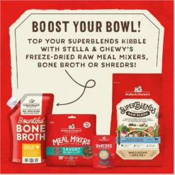 Stella & Chewy's SuperBlends Raw Blend Wholesome Grains Wild-Caught Whitefish & Salmon Recipe With Superfoods Dry Dog Food -Pawsphoria Sales Store 825974 PT6. AC SS1800 V1683565295