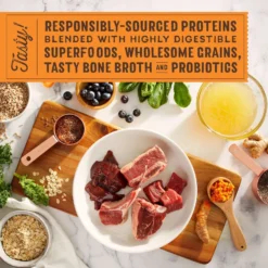 Stella & Chewy's SuperBlends Raw Blend Wholesome Grains Grass-Fed Beef, Beef Liver & Lamb Recipe With Superfoods Dry Dog Food -Pawsphoria Sales Store 825990 PT2. AC SS1800 V1683553420