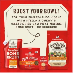 Stella & Chewy's SuperBlends Raw Blend Wholesome Grains Grass-Fed Beef, Beef Liver & Lamb Recipe With Superfoods Dry Dog Food -Pawsphoria Sales Store 825990 PT8. AC SS1800 V1683561709