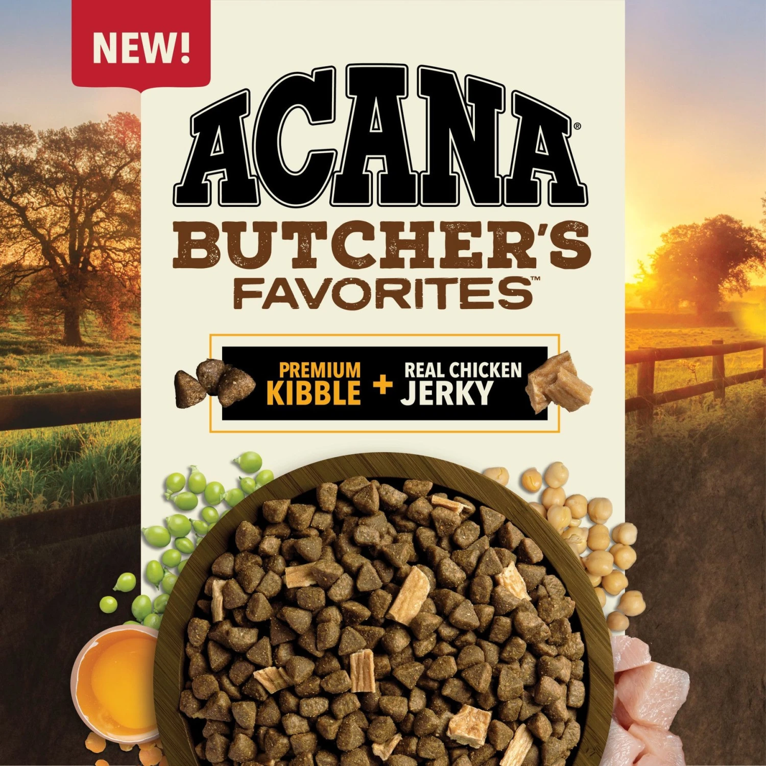 ACANA Butcher’s Favorites Grain-Free Free-Run Poultry & Liver Recipe Dry Dog Food 4 ACANA Butcher’s Favorites Grain-Free Free-Run Poultry & Liver Recipe Dry Dog Food - Image 4