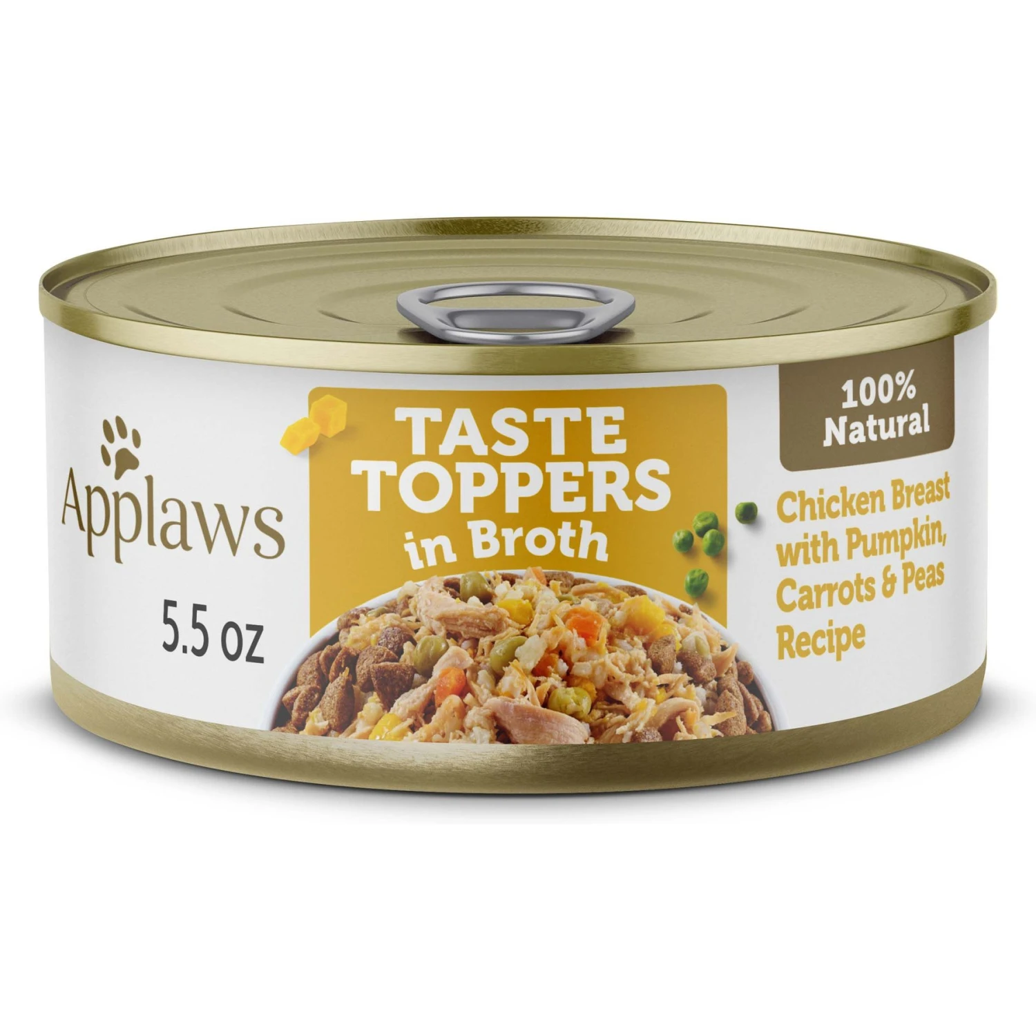 Applaws Taste Toppers Chicken Breast With Pumpkin, Peas & Carrots In Broth Natural Wet Dog Food, 5.5-oz Pouch, Case Of 12 1 Applaws Taste Toppers Chicken Breast With Pumpkin, Peas & Carrots In Broth Natural Wet Dog Food, 5.5-oz Pouch, Case Of 12