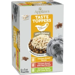 Applaws Taste Toppers Gravy Selection Natural Wet Dog Food, 3-oz Pouch, Case Of 12