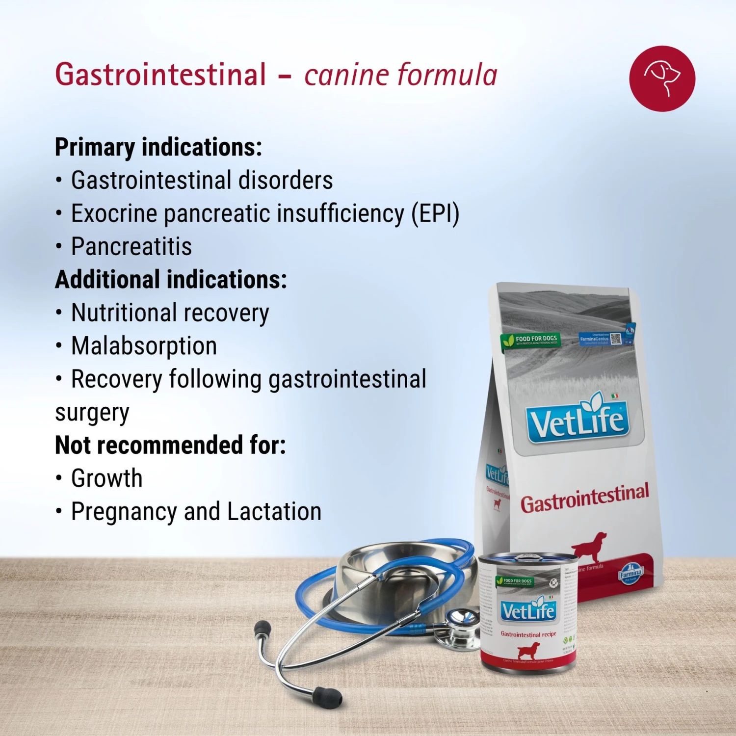 Farmina Vet Life Gastrointestinal Canine Dry Dog Food 3 Farmina Vet Life Gastrointestinal Canine Dry Dog Food - Image 3